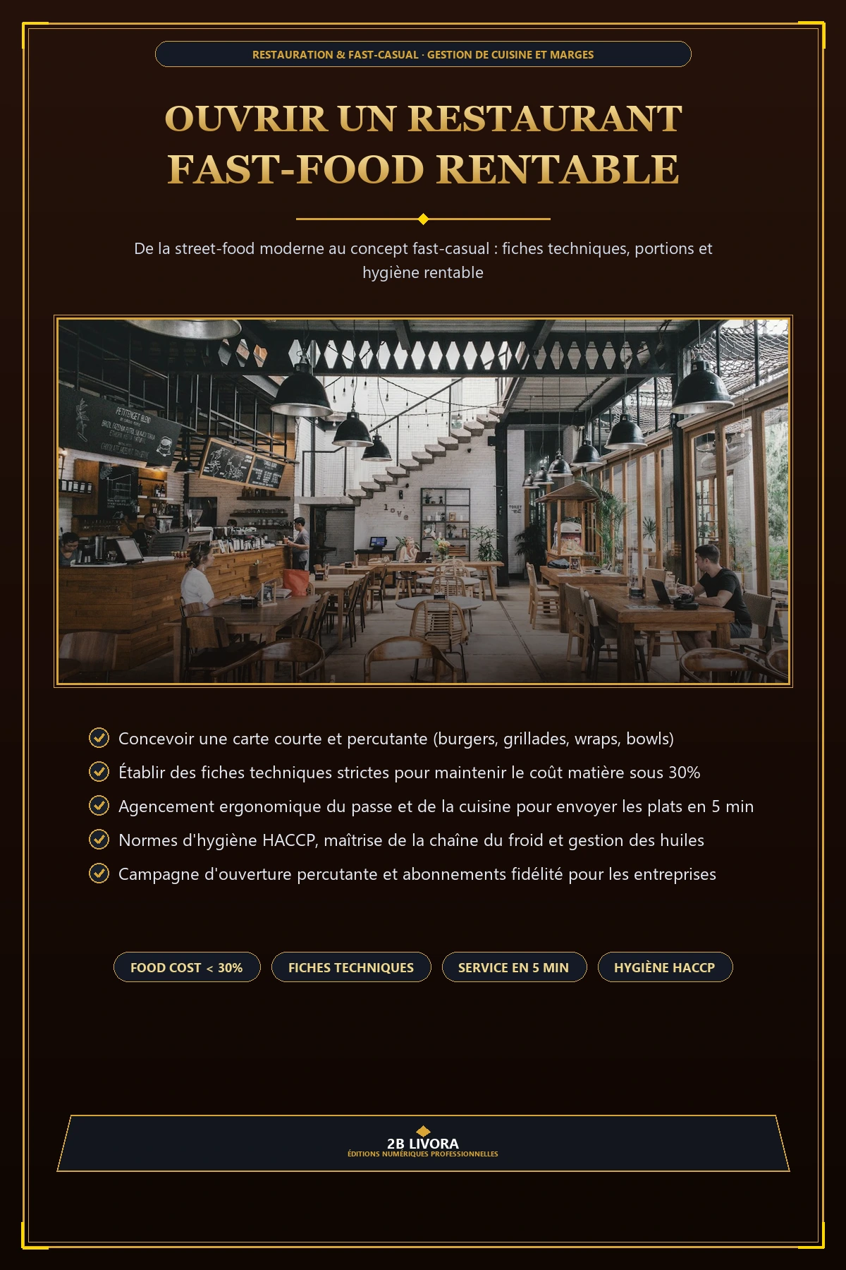 Ouvrir un Restaurant ou Fast-Food Rentable