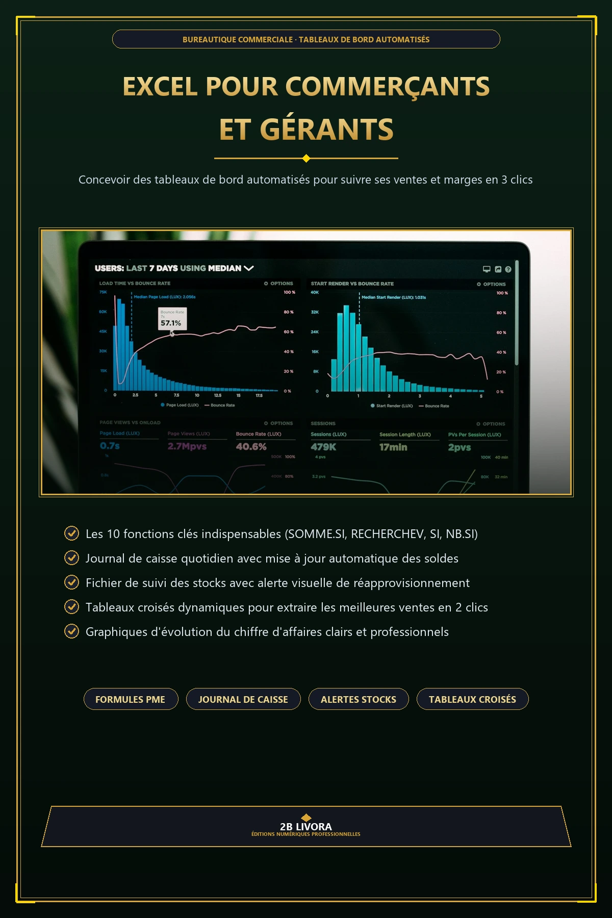 Excel pour Commerçants et Gérants