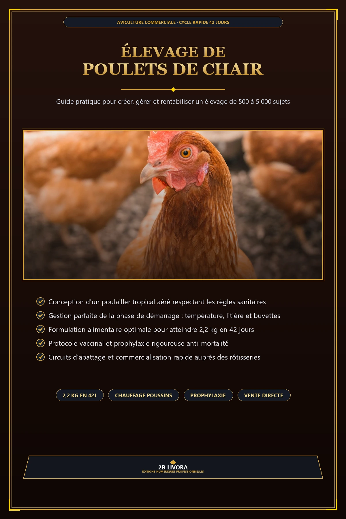 Élevage de poulets de chair